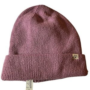 Madewell (Re)sourced cuffed beanie - lilac color - NWT - cotton
